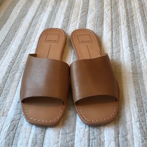 Never been worn - Dolce Vita leather slides - 8.5